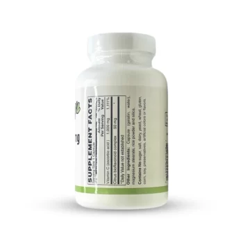 c-1000 mg 100 capsules bottle backside