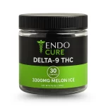 ENDO CURE DELTA-9 THC MELON ICE – WHITE BACKGROUND