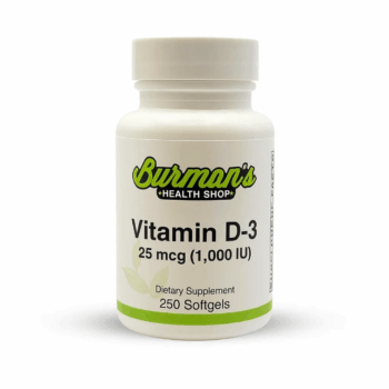 Vitamin D-3 25mcg (1,000 IU)